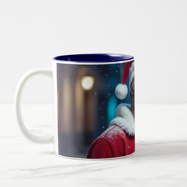 TASSE 2 COULEURS RAPPY X-MAS (Gauche)