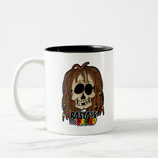 TASSE 2 COULEURS RASTA'S NOT DREAD ! REGGAE