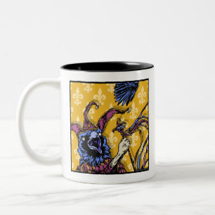Tasse 2 Couleurs Raven Mad - Pop Goth Nightmare Surreal