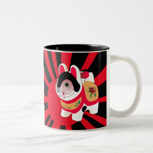 Tasse 2 Couleurs rayons de soleil kawaii dessin animé kitty japonai