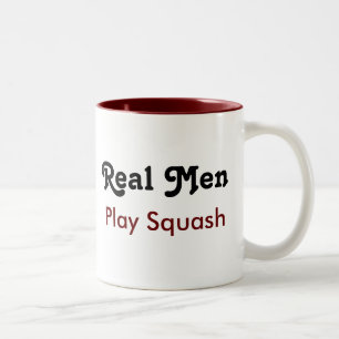 Tasse 2 Couleurs Real Men Play Squash
