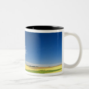 Tasse 2 Couleurs Récolte de blé sur le Palouse dans l'est
