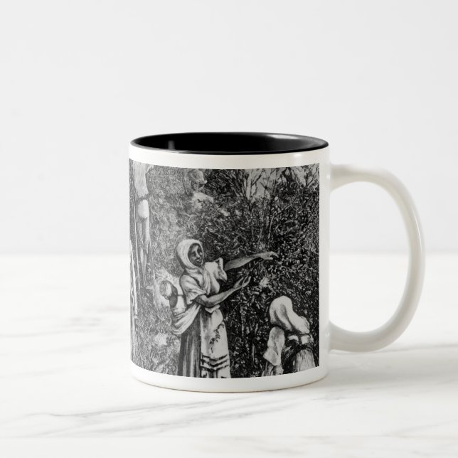 Tasse 2 Couleurs Récolte de café (Droit)