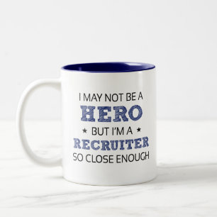 Tasse 2 Couleurs Recruteur Humour nouveauté