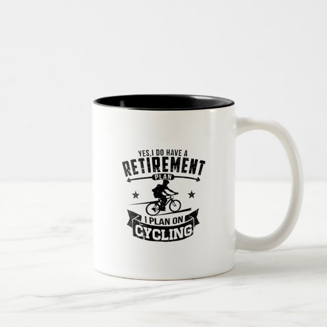 Tasse 2 Couleurs Recyclage de régime de retraite (Droit)