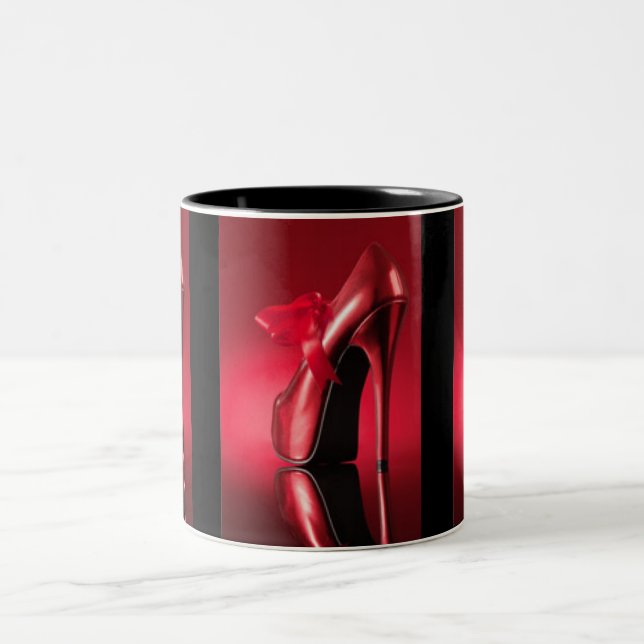 Tasse 2 Couleurs Red High Heure Red Bow (Centre)