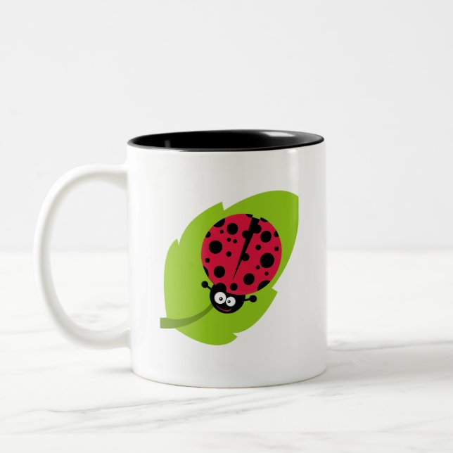 Tasse 2 Couleurs Red Ladybug (Gauche)