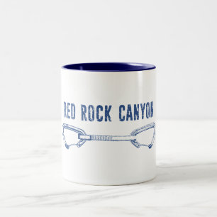 Tasse 2 Couleurs Red Rock Canyon Escalade Quickdraw