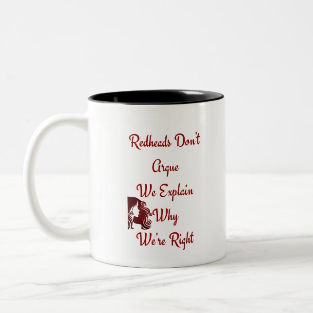 Tasse 2 Couleurs Redheads ne nous accusent pas Nous expliquons pour (Gauche)