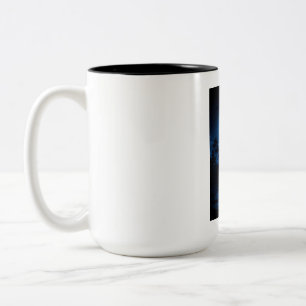 Tasse 2 Couleurs Reflet esthétique de la forêt au clair de lune cél