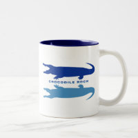 Réflexion crocodile (bleu)