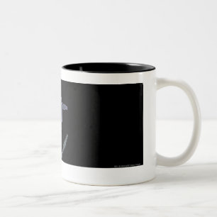 Tasse 2 Couleurs Regard magnifié d'un ganglion lymphatique