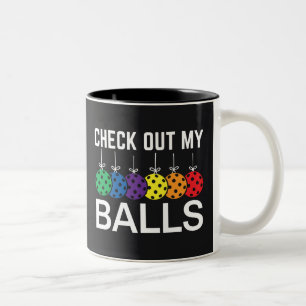 Tasse 2 Couleurs Regardez Mes boules