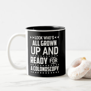Tasse 2 Couleurs Regardez qui a grandi et qui est prêt pour la Col