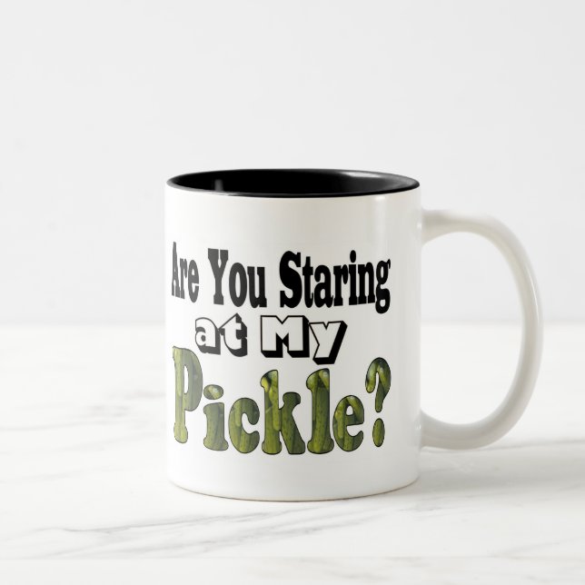 Tasse 2 Couleurs Regardez-vous ? (Droit)