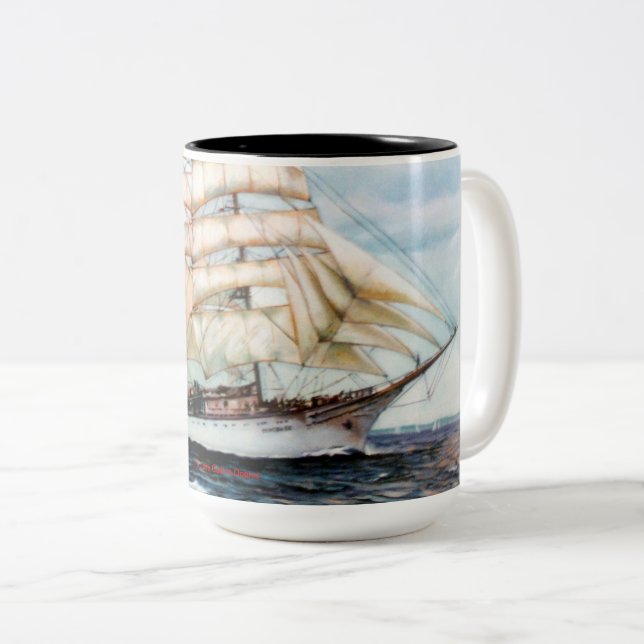 Tasse 2 Couleurs Regata Cutty Sark (Devant droit)