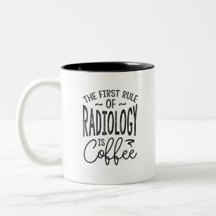 Tasse 2 Couleurs Règle De Radiologie Est Café