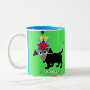 Tasse 2 Couleurs Rego Berto mug, "Soyez votre moi unique"
