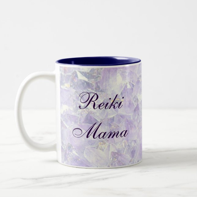 Tasse 2 Couleurs Reiki Mama (Gauche)