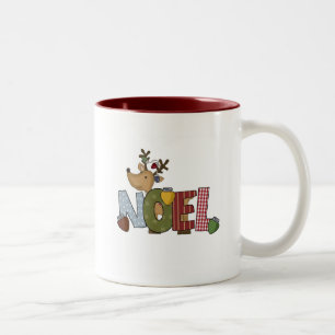 Tasse 2 Couleurs Reindeer Noel Tshirts et cadeaux de vacances