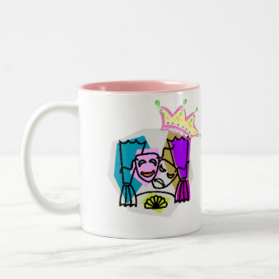 Tasse 2 Couleurs Reine de drame avec la reine de drame dans des
