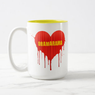 Tasse 2 Couleurs Reine de drame Dramarama cœur sensible