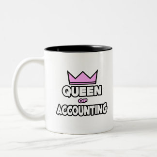 Tasse 2 Couleurs Reine de la comptabilité