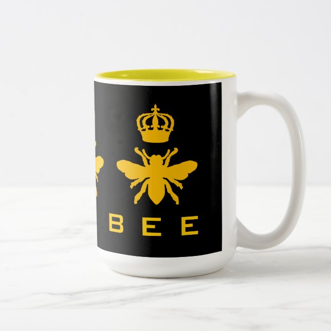 Tasse 2 Couleurs Reine des abeilles (Droit)