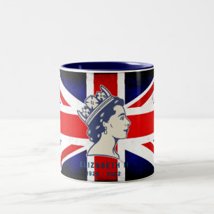 Tasse 2 Couleurs Reine Elizabeth