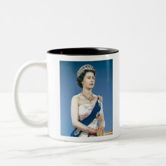 Tasse 2 Couleurs reine elizabeth