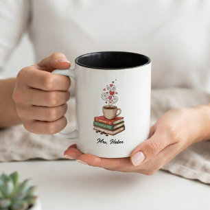 Tasse 2 Couleurs Remerciement personnalisé pour l'enseignant