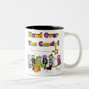 Tasse 2 Couleurs Remettez-vous les bonbons, les t-shirts et les cad