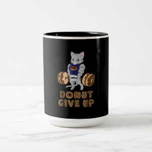 Tasse 2 Couleurs Remise en forme de chats - Gym pour levage de l'ar