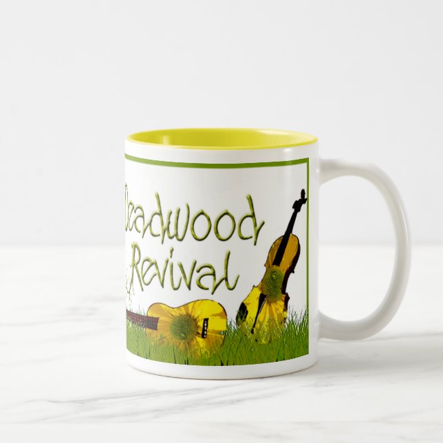 Tasse 2 Couleurs Renaissance de bois mort dans l'herbe (Droit)