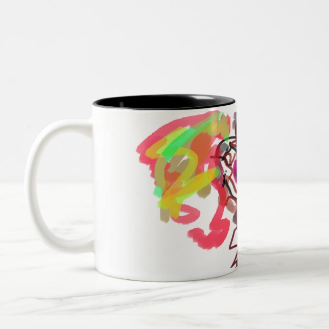 Tasse 2 Couleurs Renard amour d'automne (Gauche)