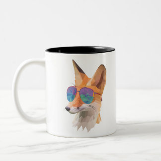 Tasse 2 Couleurs Renard cool