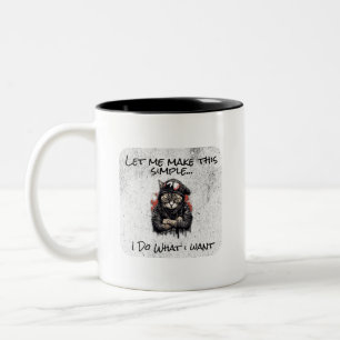 Tasse 2 Couleurs Rendre Simple, Je Fais Ce Que Je Veux