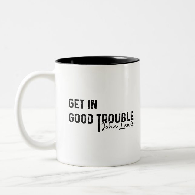 Tasse 2 Couleurs rep john lewis citations les plus mémorables, droi (Gauche)