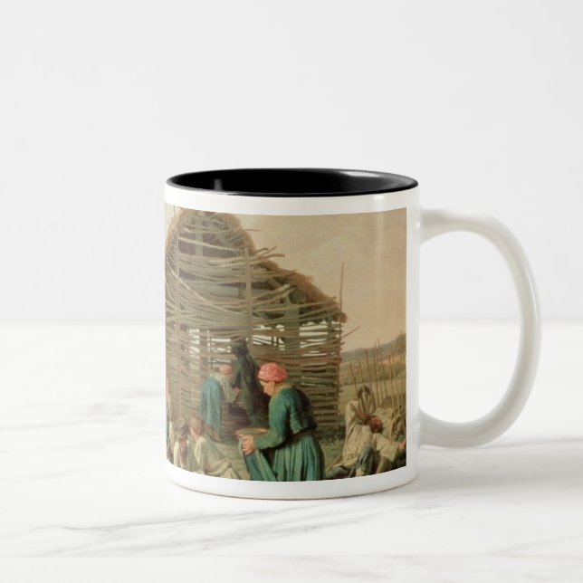 Tasse 2 Couleurs Repos pendant la fenaison, 1861 (Droit)
