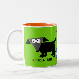 Tasse 2 Couleurs Repose-Toi Assez. Les conseils de Rego Berto pour