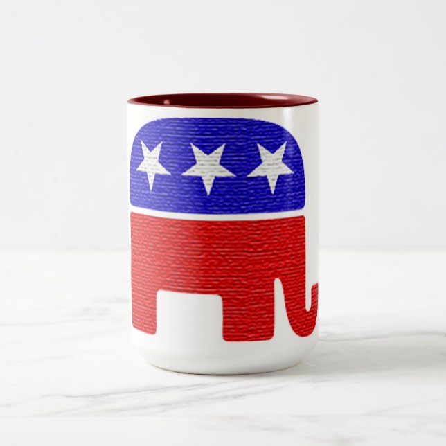 TASSE 2 COULEURS RÉPUBLICAIN (Centre)