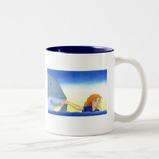 Tasse 2 Couleurs "Requin chevaleresque" par l'Allemand de Suzi