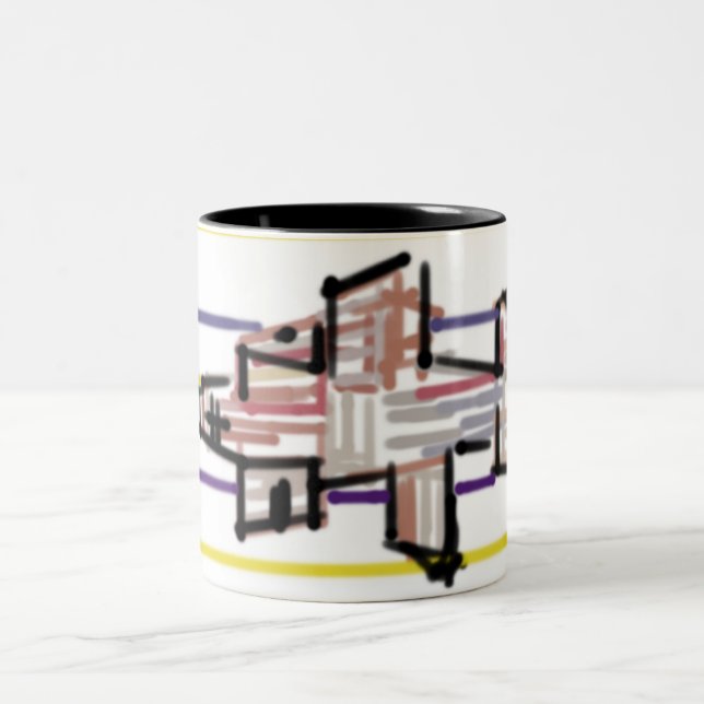 Tasse 2 Couleurs Requin marteau Joie d'été (Centre)