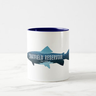 Tasse 2 Couleurs Réservoir Chatfield Poisson Colorado