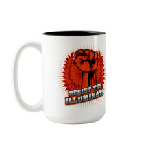 Résistez À L'Orange Illuminati Poing Levé