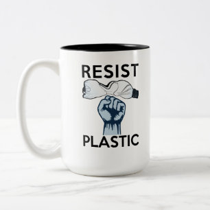 Tasse 2 Couleurs Résistez aux bouteilles en plastique dans nos