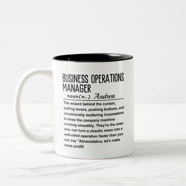 Tasse 2 Couleurs Responsable des opérations (Gauche)