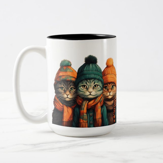 Tasse 2 Couleurs Restez au chaud  (Gauche)