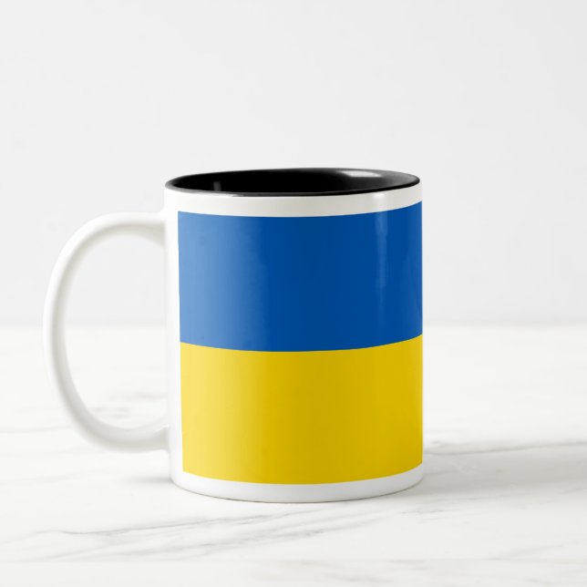 TASSE 2 COULEURS RESTEZ AVEC L'UKRAINE ! (Gauche)
