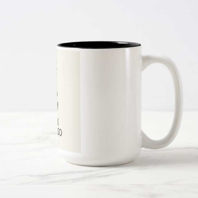 Tasse 2 Couleurs Restez calme (Droit)